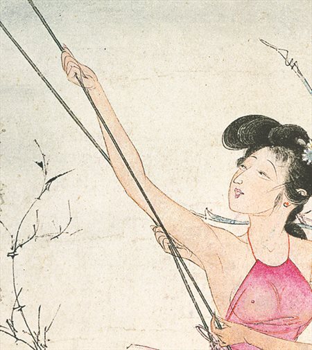 南华县-胡也佛的仕女画和最知名的金瓶梅秘戏图